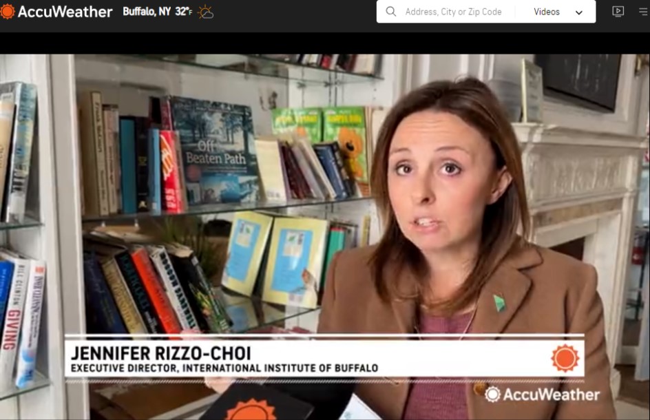 Executive Director Jennifer Rizzo-Choi was featured on Accuweather’s channel while emphasizing the importance of helping new Americans understand live saving winter weather info in a language they can understand. 