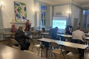 IIB's Professional Pathways team launched its new "Career Club," focused on high skilled refugee and immigrants clients.
