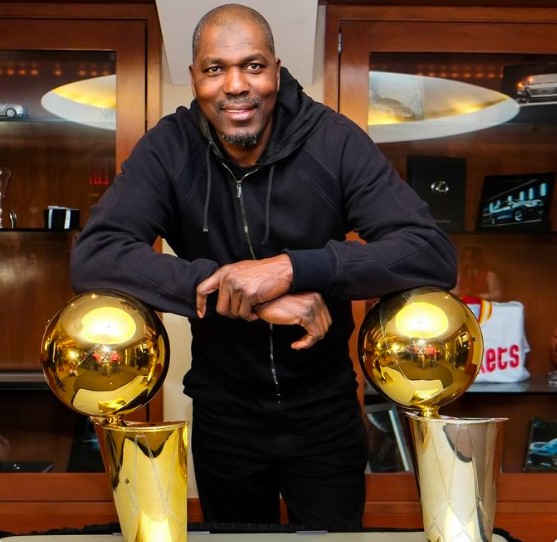 Nigerian-American, two-time NBA Champion, and Hall-of-Famer Hakeem Olajuwon.