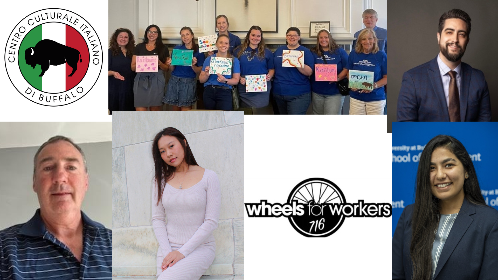 Collage of people and orgs who make IIB great