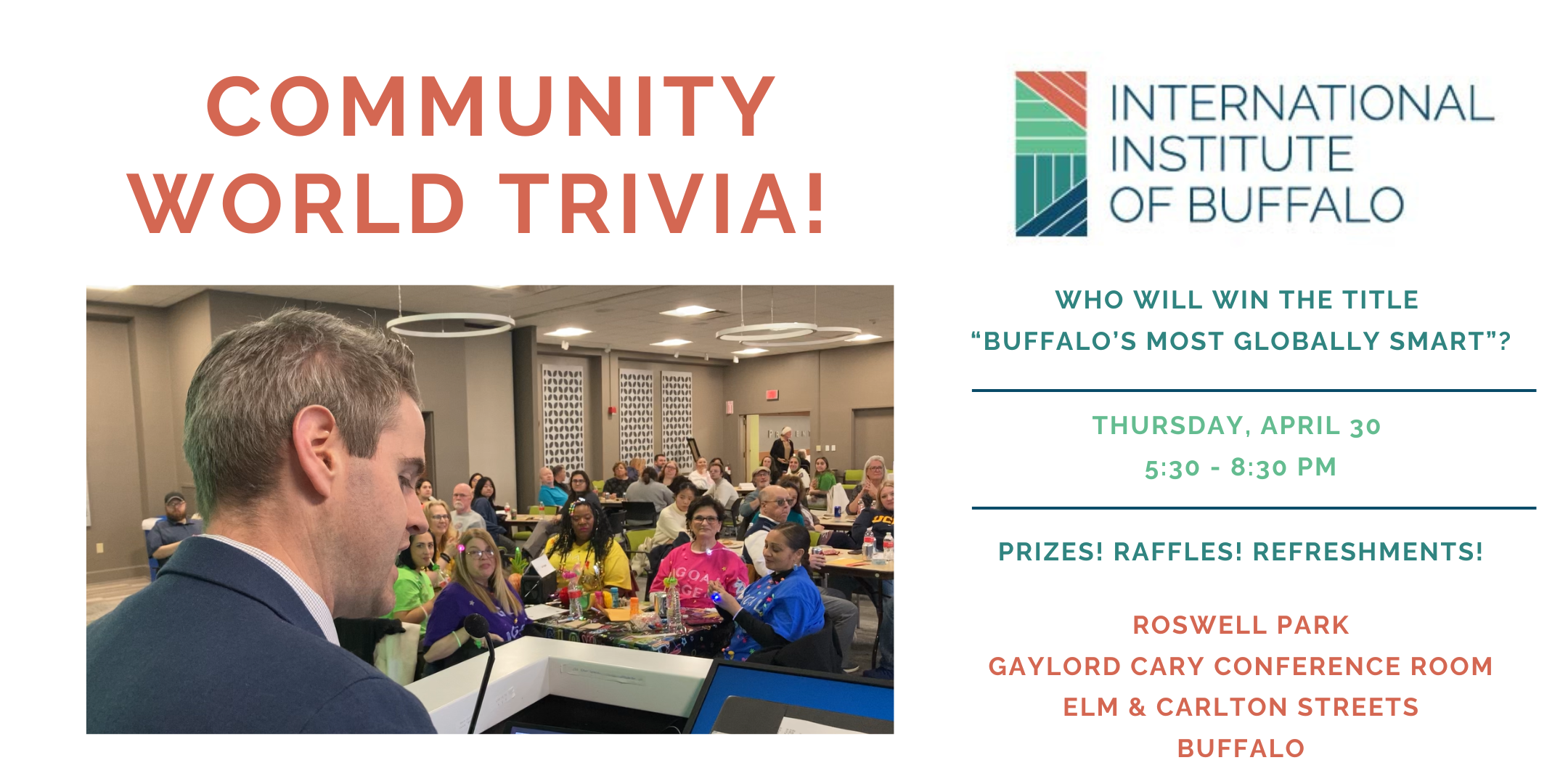 Community World Trivia Thursday, April 30 