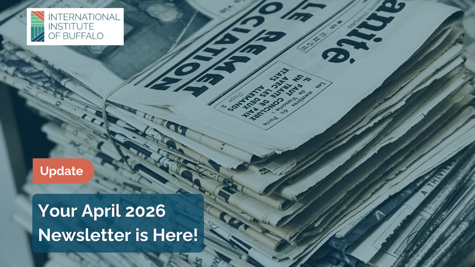 Your April Newsletter is here