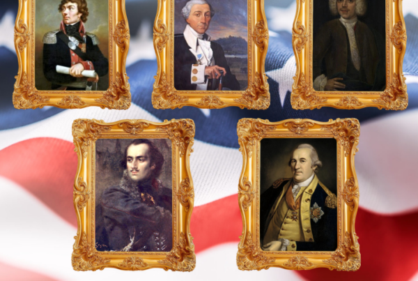 Here are other immigrant patriots: Tadeusz Kościuszko, military engineer, originally from the Polish-Lithuanian Commonwealth Pierre L'Enfant, a military engineer & architect, was largely responsible for the design of Washington, D.C., and was originally from France Dr. Bodo Otto, military surgeon, originally from what is now Hanover, Germany Casimir Pulaski, “Father of American Cavalry," originally from the Polish-Lithuanian Commonwealth Friedrich Wilhelm von Steuben, a major general originally from Prussia